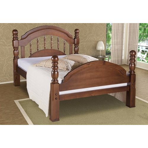 cama tradicional de madeira